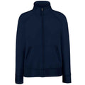 Marineblau - Front - Fruit of the Loom - Sweatjacke für Damen