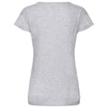 Grau meliert - Back - Fruit of the Loom - "Original" T-Shirt für Damen