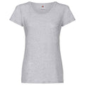 Grau meliert - Front - Fruit of the Loom - "Original" T-Shirt für Damen