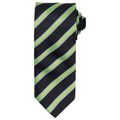 Schwarz-Limone - Front - Premier - Krawatte für Herren