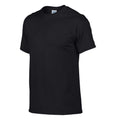 Schwarz - Side - Gildan - T-Shirt für Herren-Damen Unisex