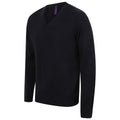 Schwarz - Lifestyle - Henbury - Sweatshirt V-Ausschnitt für Herren