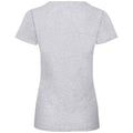 Grau meliert - Back - Fruit of the Loom - "Valueweight" T-Shirt für Damen