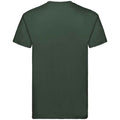 Flaschengrün - Back - Fruit of the Loom - "Super Premium" T-Shirt für Herren-Damen Unisex