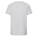 Grau meliert - Back - Fruit of the Loom - "Original" T-Shirt für Kinder