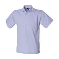 Lavendel - Front - Henbury - Poloshirt Schwere Qualität für Herren