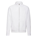 Weiß - Front - Fruit of the Loom - "Classic" Sweatjacke für Herren