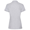 Grau meliert - Back - Fruit of the Loom - "Premium" Poloshirt für Damen