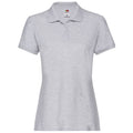 Grau meliert - Front - Fruit of the Loom - "Premium" Poloshirt für Damen