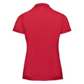 Rot - Back - Russell - "Classic" Poloshirt für Damen