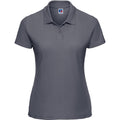 Grau - Front - Russell - "Classic" Poloshirt für Damen