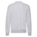 Grau - Back - Fruit of the Loom - "Classic" Sweatshirt für Herren  Raglanärmel