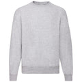 Grau - Front - Fruit of the Loom - "Classic" Sweatshirt für Herren  Raglanärmel