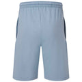 Graublau - Back - Fruit of the Loom - "Iconic 195" Jersey-Shorts für Herren