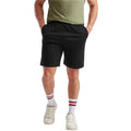 Schwarz - Side - Fruit of the Loom - "Iconic 195" Jersey-Shorts für Herren