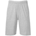 Grau meliert - Front - Fruit of the Loom - "Iconic 195" Jersey-Shorts für Herren