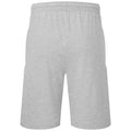 Grau meliert - Back - Fruit of the Loom - "Iconic 195" Jersey-Shorts für Herren