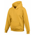 Gold - Side - Gildan - Sweatshirt mit Kapuze für Kinder