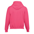 Leuchtend Rosa - Back - Gildan - Sweatshirt mit Kapuze für Kinder