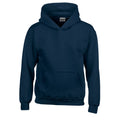 Marineblau - Front - Gildan - Sweatshirt mit Kapuze für Kinder