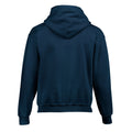 Marineblau - Back - Gildan - Sweatshirt mit Kapuze für Kinder