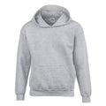 Grau - Front - Gildan - Sweatshirt mit Kapuze für Kinder