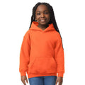 Orange - Front - Gildan - Sweatshirt mit Kapuze für Kinder