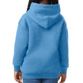 Carolina Blau - Back - Gildan - Sweatshirt mit Kapuze für Kinder