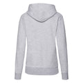 Grau meliert - Back - Fruit of the Loom - "Classic" Sweatshirt mit Kapuze für Damen