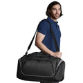 Schwarz-Graphit - Back - Quadra - Reisetasche "Pro Team"