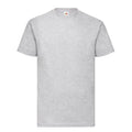 Grau meliert - Front - Fruit of the Loom - "Value" T-Shirt für Herren-Damen Unisex