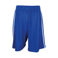 Königsblau-Weiß - Back - Spiro - Basketball-Shorts für Herren