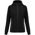 Schwarz - Front - Proact - Jacke mit Kapuze für Damen