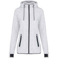 Asche meliert - Front - Proact - Jacke mit Kapuze für Damen