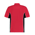 Rot-Schwarz - Back - GAMEGEAR - "Track" Poloshirt für Herren