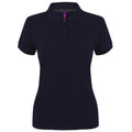 Marineblau - Front - Henbury - Poloshirt für Damen