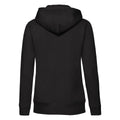 Schwarz - Back - Fruit of the Loom - Hoodie mit durchgehendem Reißverschluss für Damen