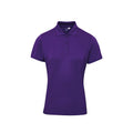 Violett - Front - Premier - Poloshirt für Damen