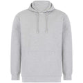 Grau meliert - Front - SF - Kapuzenpullover für Herren-Damen Unisex