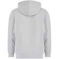 Grau meliert - Back - SF - Kapuzenpullover für Herren-Damen Unisex