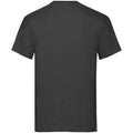 Schwarz - Back - Fruit of the Loom - T-Shirt für Herren-Damen Unisex