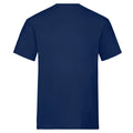 Marineblau - Back - Fruit of the Loom - T-Shirt für Herren-Damen Unisex