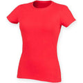 Rot - Front - SF - "Feel Good" T-Shirt Stretch für Damen