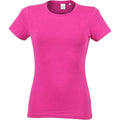 Pink - Front - SF - "Feel Good" T-Shirt Stretch für Damen