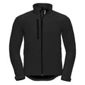 Schwarz - Front - Russell - Softshelljacke für Herren