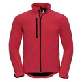 Rot - Front - Russell - Softshelljacke für Herren