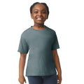 Grau meliert - Front - Gildan - "Softstyle" T-Shirt für Kinder