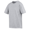 Grau - Side - Gildan - "Softstyle" T-Shirt für Kinder