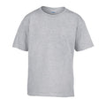 Grau - Front - Gildan - "Softstyle" T-Shirt für Kinder