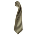 Salbei - Front - Premier - "Colours" Krawatte für Herren-Damen Unisex